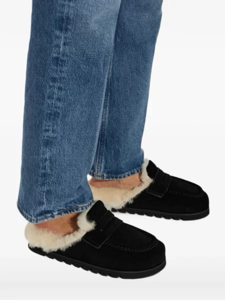 Loafers Naked Wolfe από δέρμα προβάτου μαύρο
