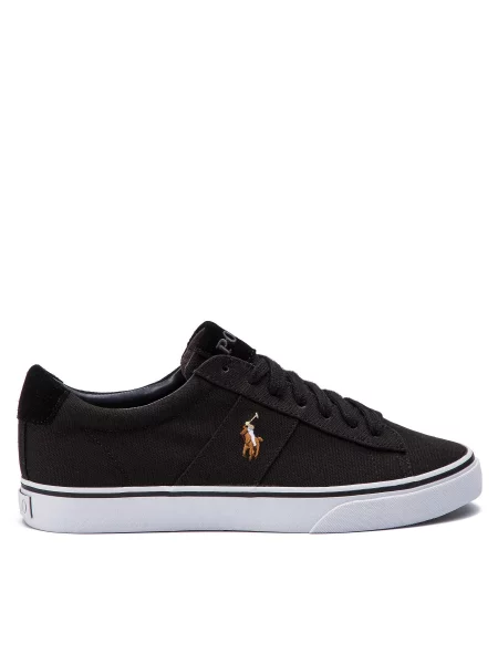 Πάνινα παπούτσια Polo Ralph Lauren Sayer μαύρο