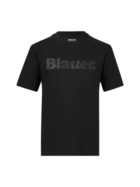 Blauer t-shirt BOURN czarna