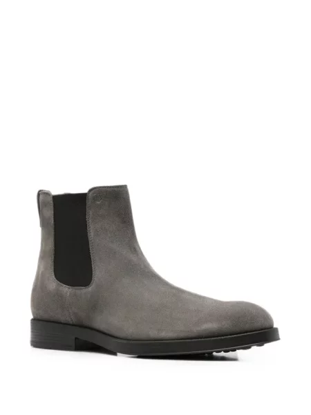 Μπότες chelsea Tod's σουέντ γκρι