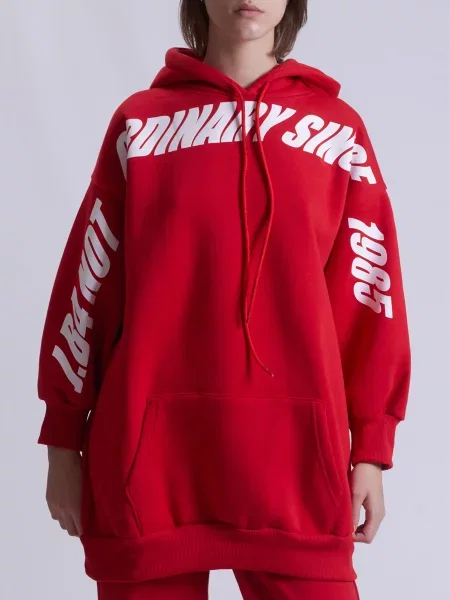 Худі Just Before червоний