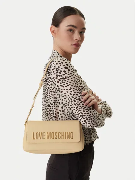 Torebka LOVE MOSCHINO beżowa