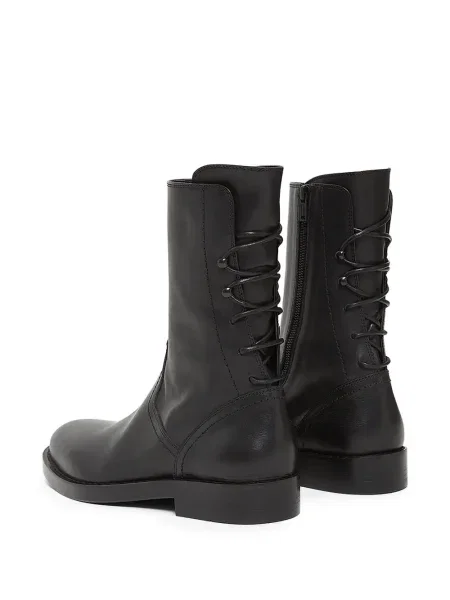 Cizme scurte Ann Demeulemeester biker negru