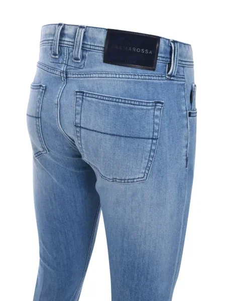 Skinny fit traperice Sartoria Tramarossa plava