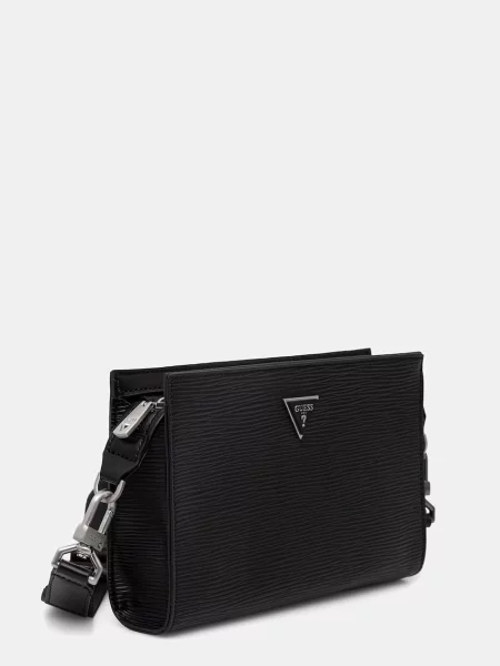 Кожаная сумка через плечо Guess