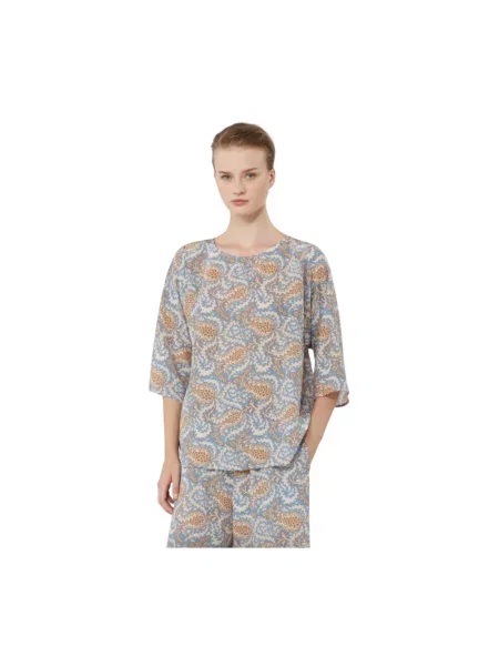 Bluzka Weekend Max Mara niebieska