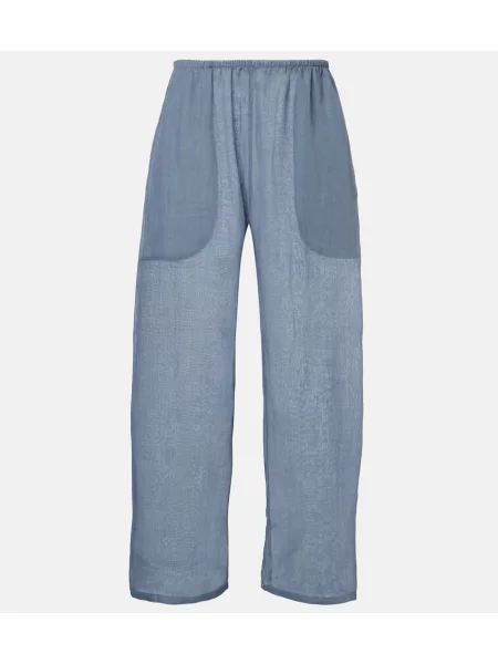 Decupat pantaloni Leset albastru