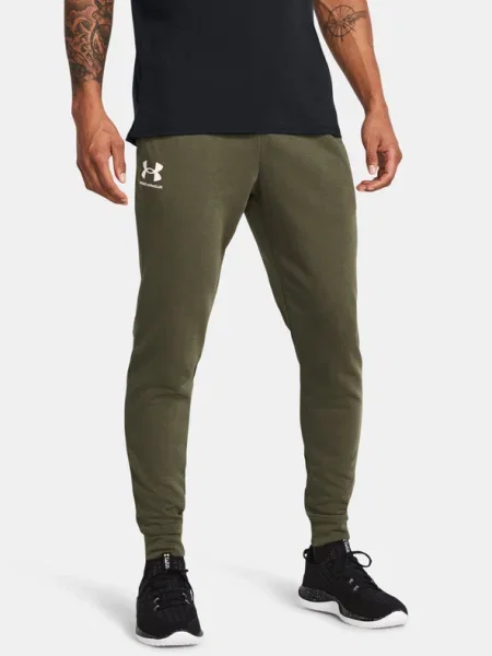 Pantaloni de jogging Under Armour din material terry verde