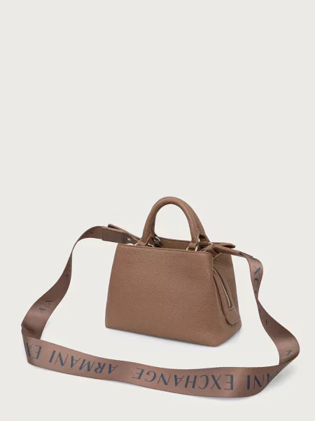 Кожаная сумка через плечо Armani Exchange