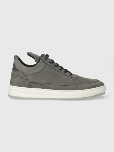 Маратонки от набук Filling Pieces Low Top Base сиво