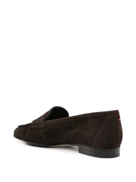 Pantofi loafer Aeyde din piele de căprioară maro