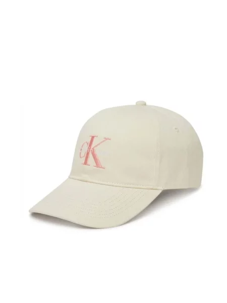 Calvin Klein Czapka beige beżowa