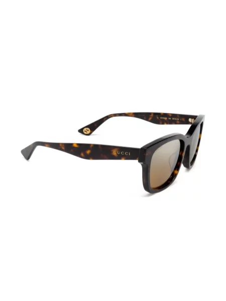 Слънчеви очила Gucci Eyewear с принт кафяво