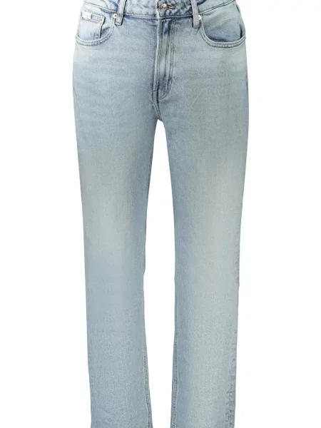 Calvin Klein Jeans Blugi Mom Fit albastru