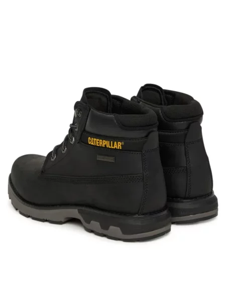 Ботинки Caterpillar из нубука черные