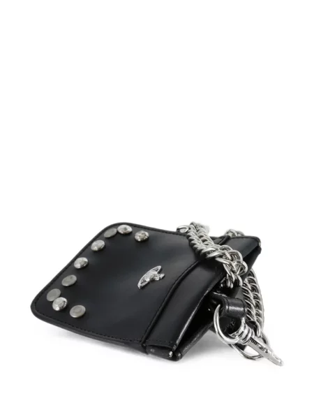 Портмоне Vivienne Westwood с шипове черно