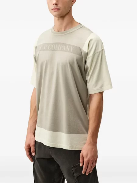 Scurt tricou C.p. Company din jerseu cu autograf