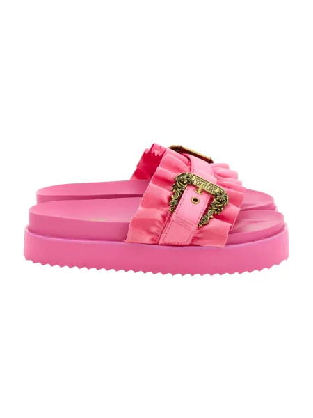 Klapki Versace Jeans Couture różowe