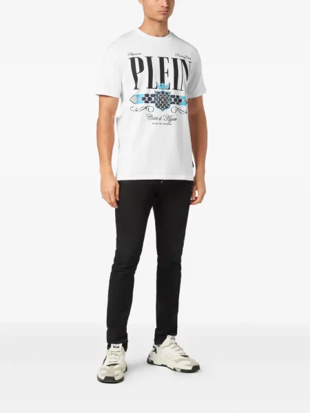 Tricou Philipp Plein alb