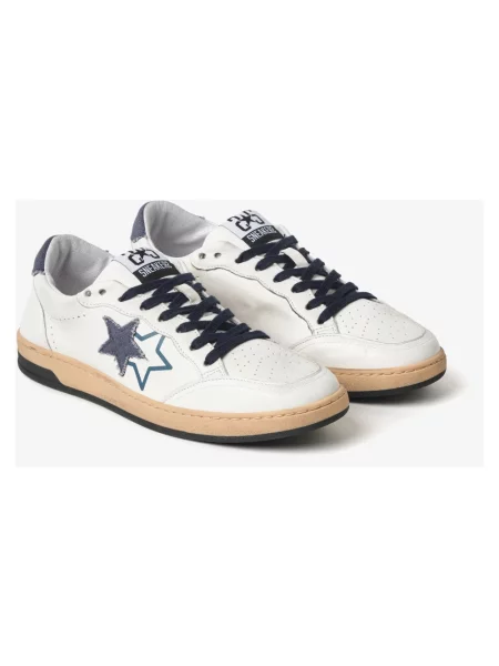 Sneakersy 2star skórzane białe
