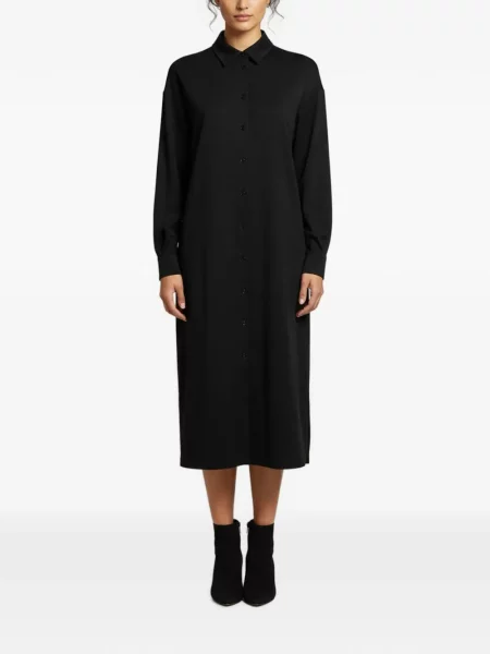 Рокля тип риза Weekend Max Mara черно