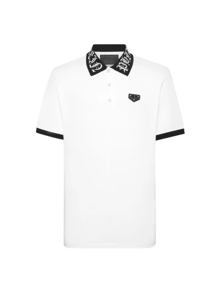 Koszulka polo Philipp Plein biała
