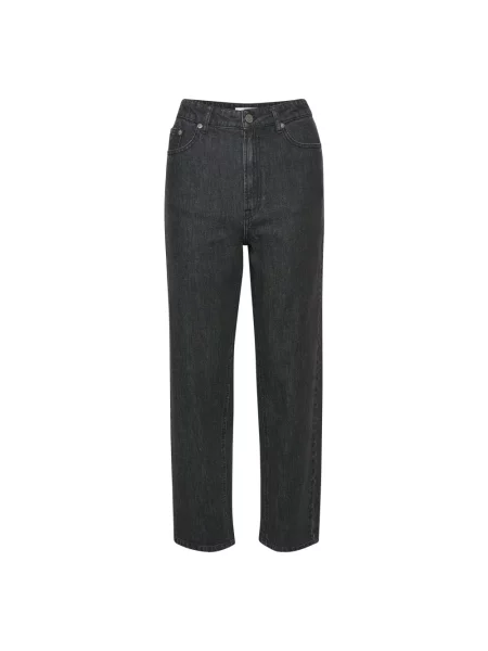 Proste jeansy Gestuz czarne