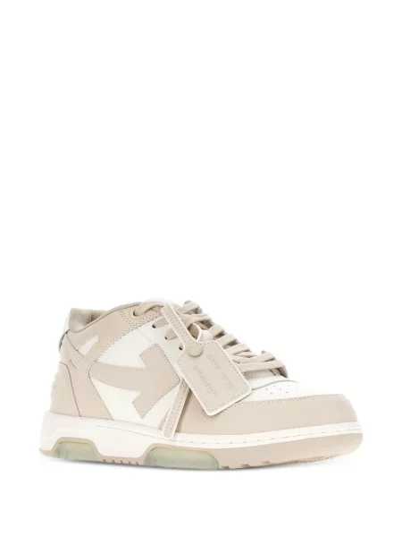 Bőr business sneaker Off-white fehér