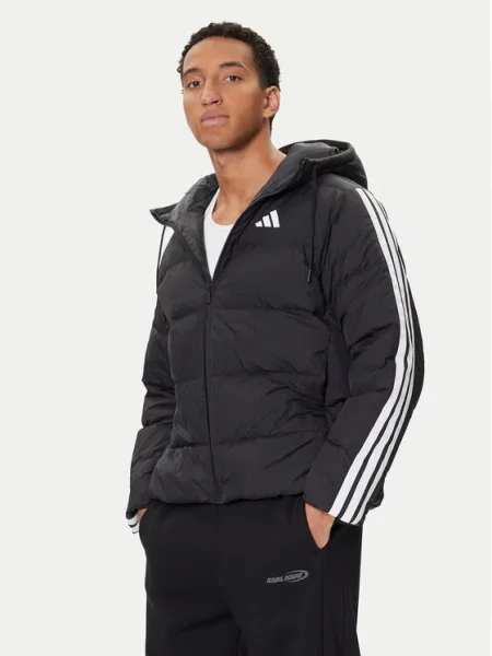 Adidas Пухено яке Essentials Climawarm черен
