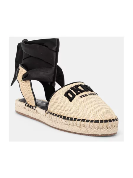 Espadryle Dkny beżowe