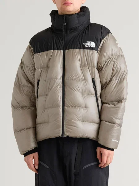 Kurtka puchowa The North Face szara