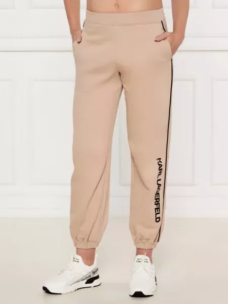 Karl Lagerfeld Jogger nadrág bézs