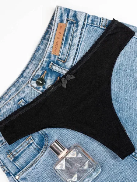 ISSA Plus Труси Чорний Текстиль