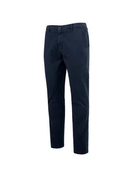 Pantaloni chino Bomboogie stretch albastru