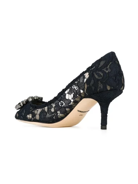 Krajkové lodičky Dolce & Gabbana modré