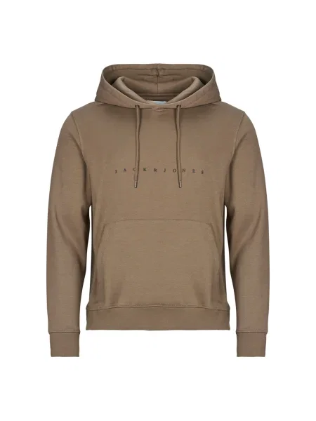 Kapucnis szvetter Jack & Jones bézs