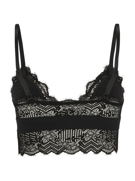 HUGO podprsenka TRIANGLE RL LACE čierna