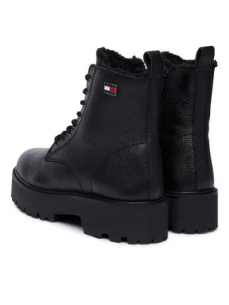 Gležnjače Tommy Jeans Tjw Platform Boots Wl crna