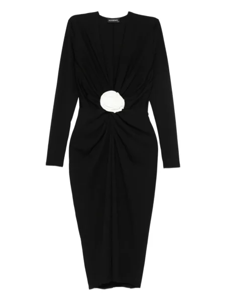 Rochie midi Roserry până la genunchi de costum negru