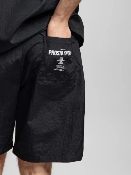 Spodenki sportowe Prosto Club czarne