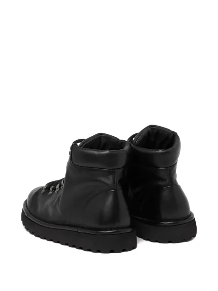 Botine Marsell cu șireturi din piele negru
