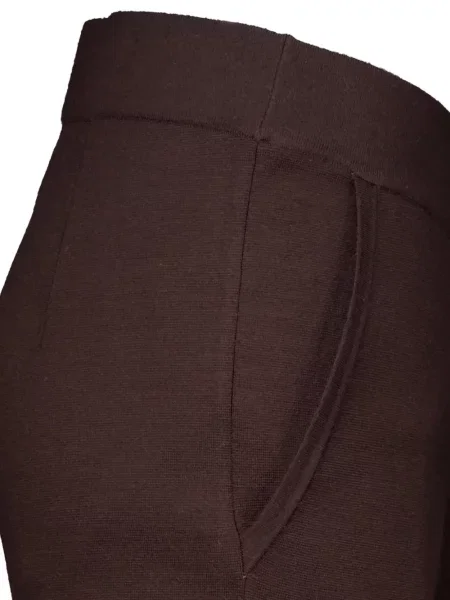 Pantaloni Max Mara de lână maro