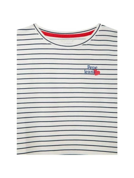 Gyerek denim ruha Pepe Jeans fehér