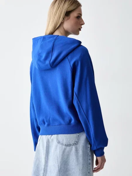 Tommy Jeans bluza z kapturem niebieska