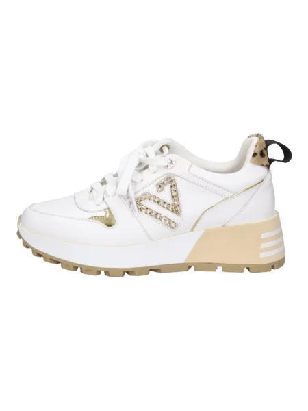 Sneakersy Emanuélle Vee skórzane białe