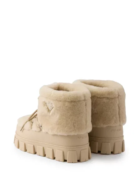 Botine Prada din piele de oaie
