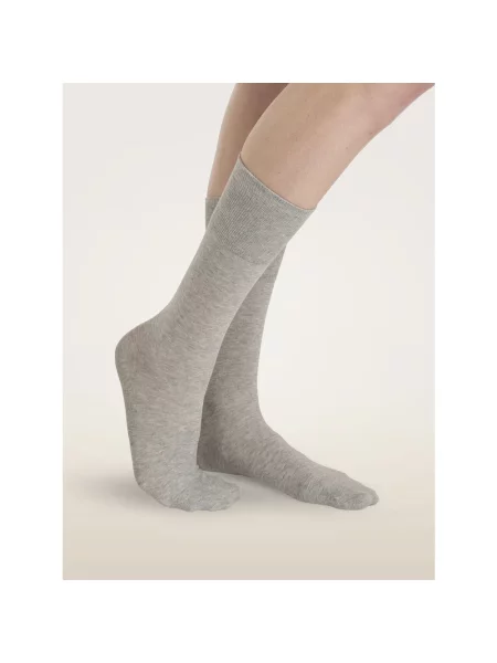 Lniane skarpety Wolford szare