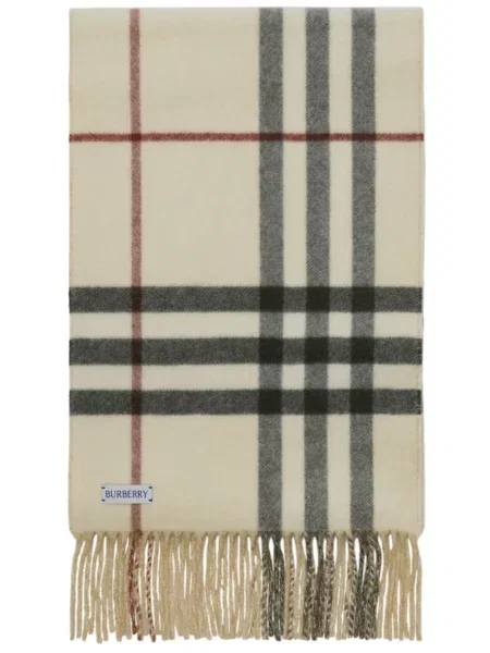 Fular Burberry din cașmir în carouri