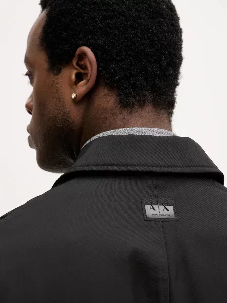 Пальто Armani Exchange чорний