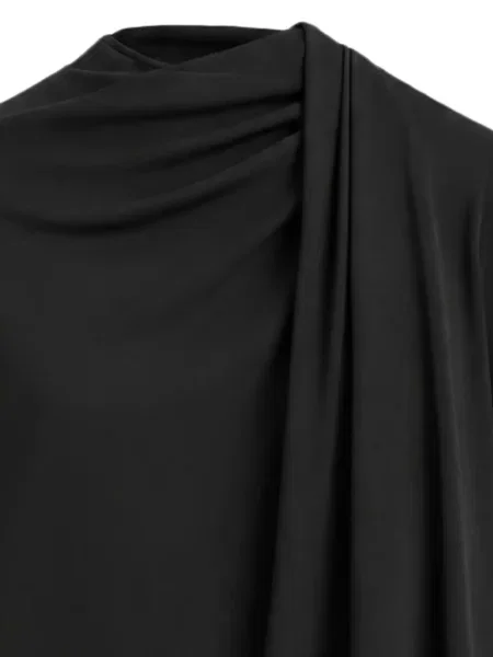 Bluză Toteme asimetrică drapată negru
